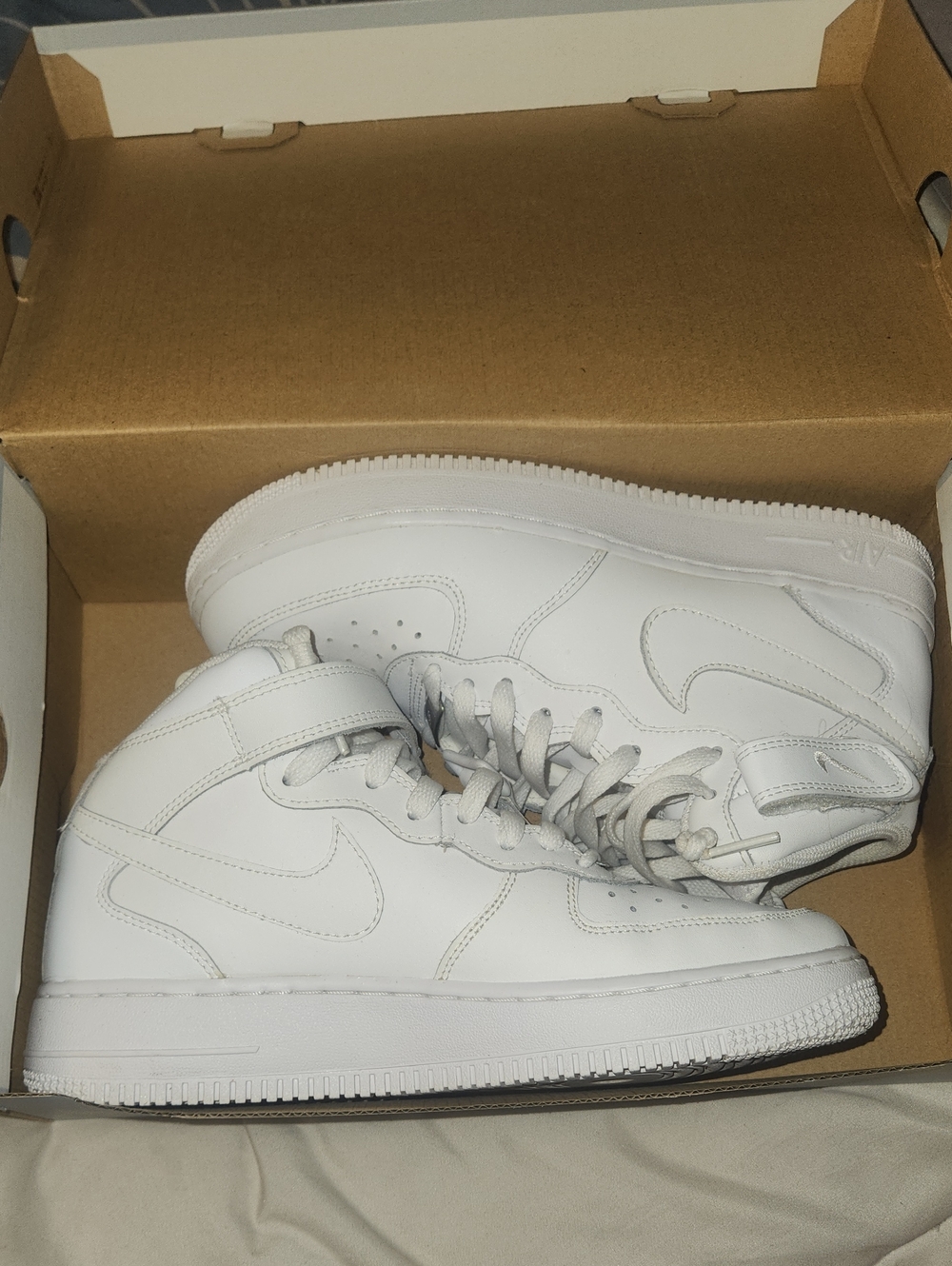 Nike White High-Top Sneakers